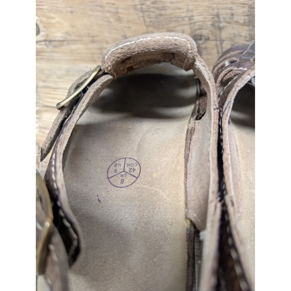 Vintage Dr Martens 8092 Fisherman Sandals Brown Leather US 9 UK 8 England